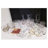 Group glass incl. Cambridge, Heisey, Steuben,
