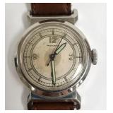 Vintage mens Movado 1937 engraved wristwatch -