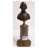 Antique bust on marble base