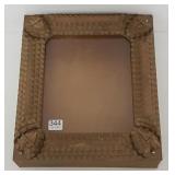 Tramp art shadow box frame - 10" x 11" x 3"