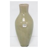 Signed celadon vase - 14"