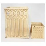 2 Weller containers (both as is, cracks, etc.) -