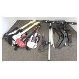 Group Rock Band accessories incl. 4 guitars &