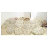 Large group glass & crystal incl. Fostoria