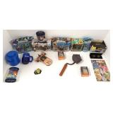 Group assorted toys, Star Wars, Skylanders, etc