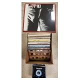 Framed Rolling Stones 1981 print - 24" x 24",