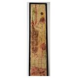 Gary Woo signed expressionist framed oil painting