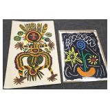 Unframed signed Dennis Behr original painting &