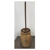 Red Wing 6 gallon salt glaze butter churn with