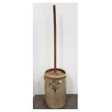 Red Wing 5 gallon salt glaze butter churn with