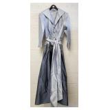 Marisa Baratelli silk evening gown with embroidery