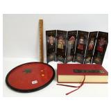 6 panel table screen - 9 1/2" high with Beijing