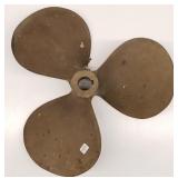 21" brass ships prop with three blades *