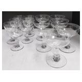 7 Baccarat 4 1/2" goblets & 7 Baccarat 4 1/4"