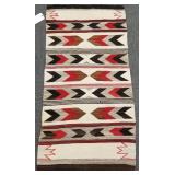 Southwest woven rug approx 2
