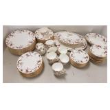 Set of Minton "Ancestral" bone china dinnerware