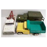 3 vintage toy trucks - Tonka, Nylint & Structo