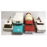 4 vintage toy trucks incl. Tonka and Structo