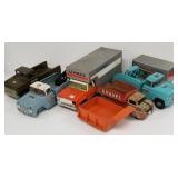 Group toy trucks - Buddy L, Tonka (some as is)