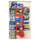Group diecast cars in packages - Hot Wheels,