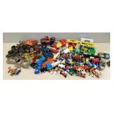 Assorted toy vehicles & parts - Buddy L, Fischer