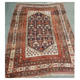 Handmade Hamadan Oriental rug - 5