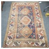 Handmade Kazak Oriental rug - 4