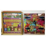 2 pinball machine backs - Gottliebs Sinbad and