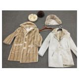 Shearling coat x-small, faux fur Jones N.Y. coat