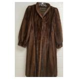Schlampps full length mink coat 38" chest, 44"L