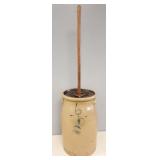 Red Wing 6 gallon salt glaze butter churn with