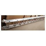 Werner aluminum extension ladder 24