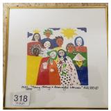 Unframed Kiki signed (Kiki Smith) 74/2000