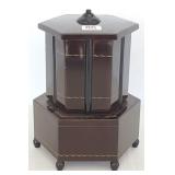 Swiss mechanical rotating music box - working -