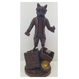 Antique Black Forest carved Regal dog cigar smoke