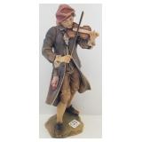 Franz Barthels carved wood & decorated figure