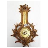 Black Forest carved wall plaque - 12" x 8"
