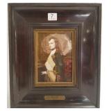 Framed signed Delaroche original painting on