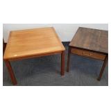 Conant & Ball side table with drawer & stamped