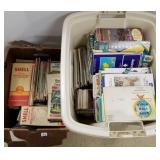 Large group of several hundred vintage