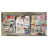 Large group of several hundred vintage