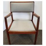 Jens Risom walnut "Playboy" lounge chair