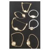 Seven ladies 14k watches