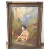 Signed Henry Carling, St. Paul, oil on canvas- "I