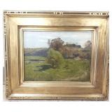 Alexis Jean Fournier framed signed oil on board