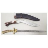 German hunting knife & Kukri with sheath