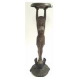 Antique deco figural nude stand- Cleopatra