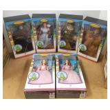 6 Wizard of Oz Barbie dolls MIB with shipping bxs.