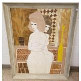 Framed signed Lee Reynolds oil on canvas-