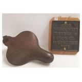 1905 WI Bridge Co. iron sign & International